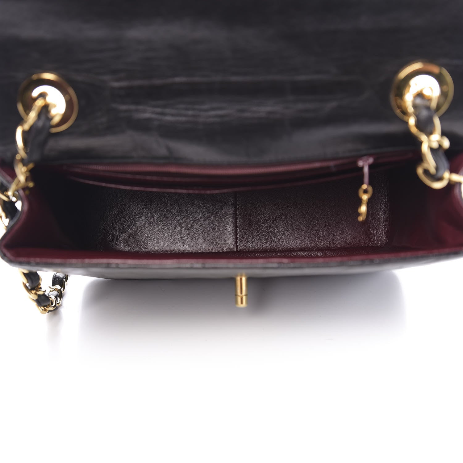 Chanel Lambskin Quilted Medium Single Flap Black 5 of 12