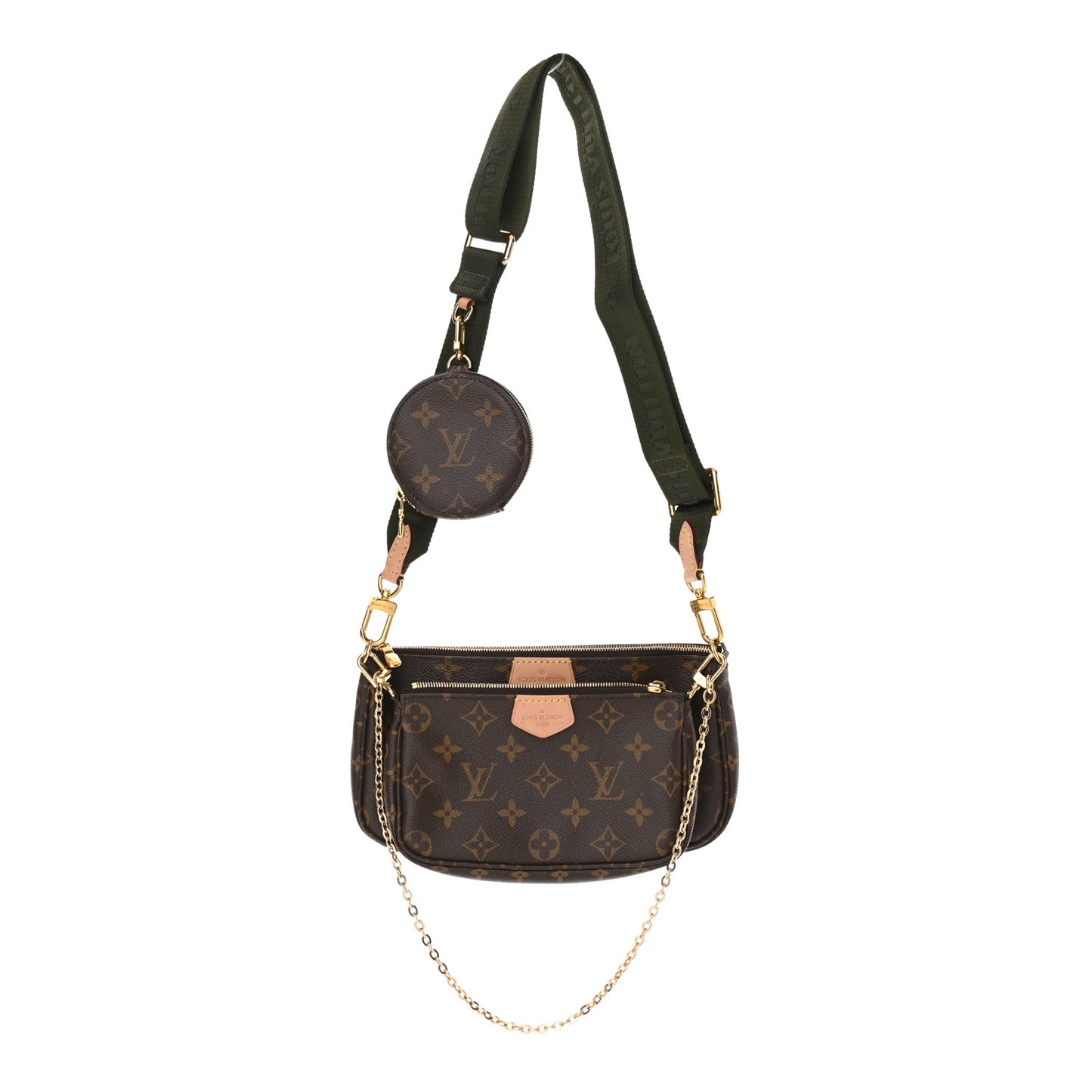 Monogram Multi Pochette Accessories Kaki