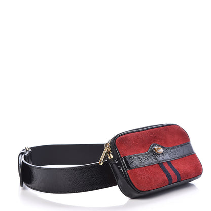 Gucci Suede Patent Ophidia Belted iPhone Case 85 34 Red 4 of 8