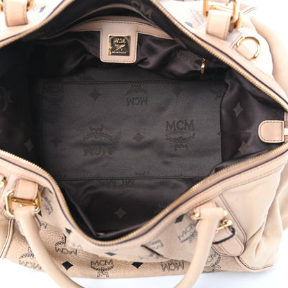 MCM Visetos Medium Essentials Shoulder Bag Beige 5 of 11