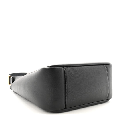 Saint Laurent Grained Calfskin Small Le 5 A 7 Soft Hobo Black 4 of 10
