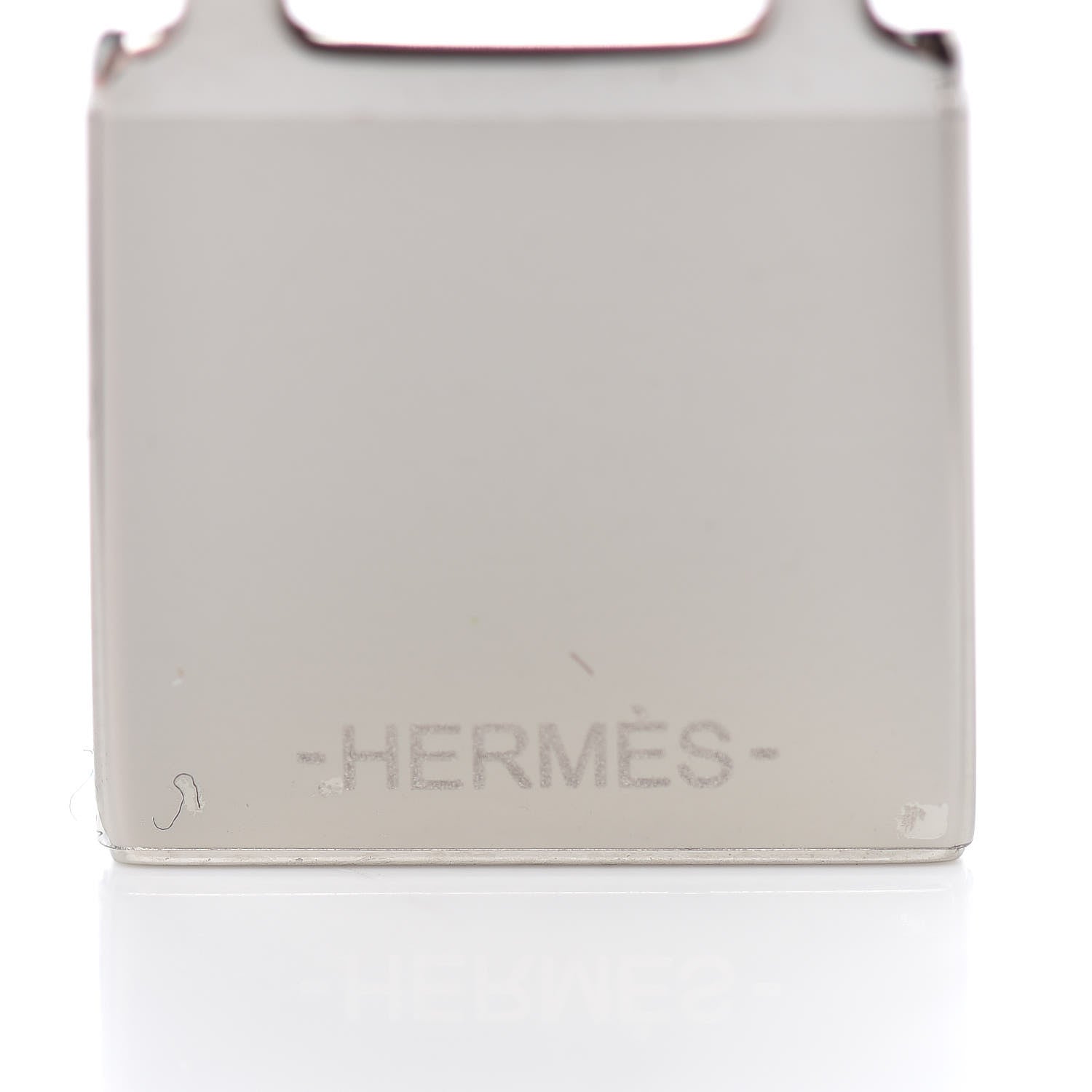 Hermes Palladium Swift O'Kelly Earrings Etoupe 5 of 8