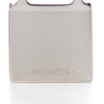 Hermes Palladium Swift O'Kelly Earrings Etoupe 5 of 8