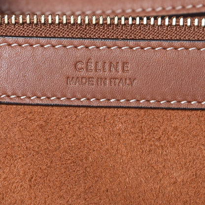 Celine Smooth Calfskin Medium Belt Cabas Phantom Brown 7 of 8