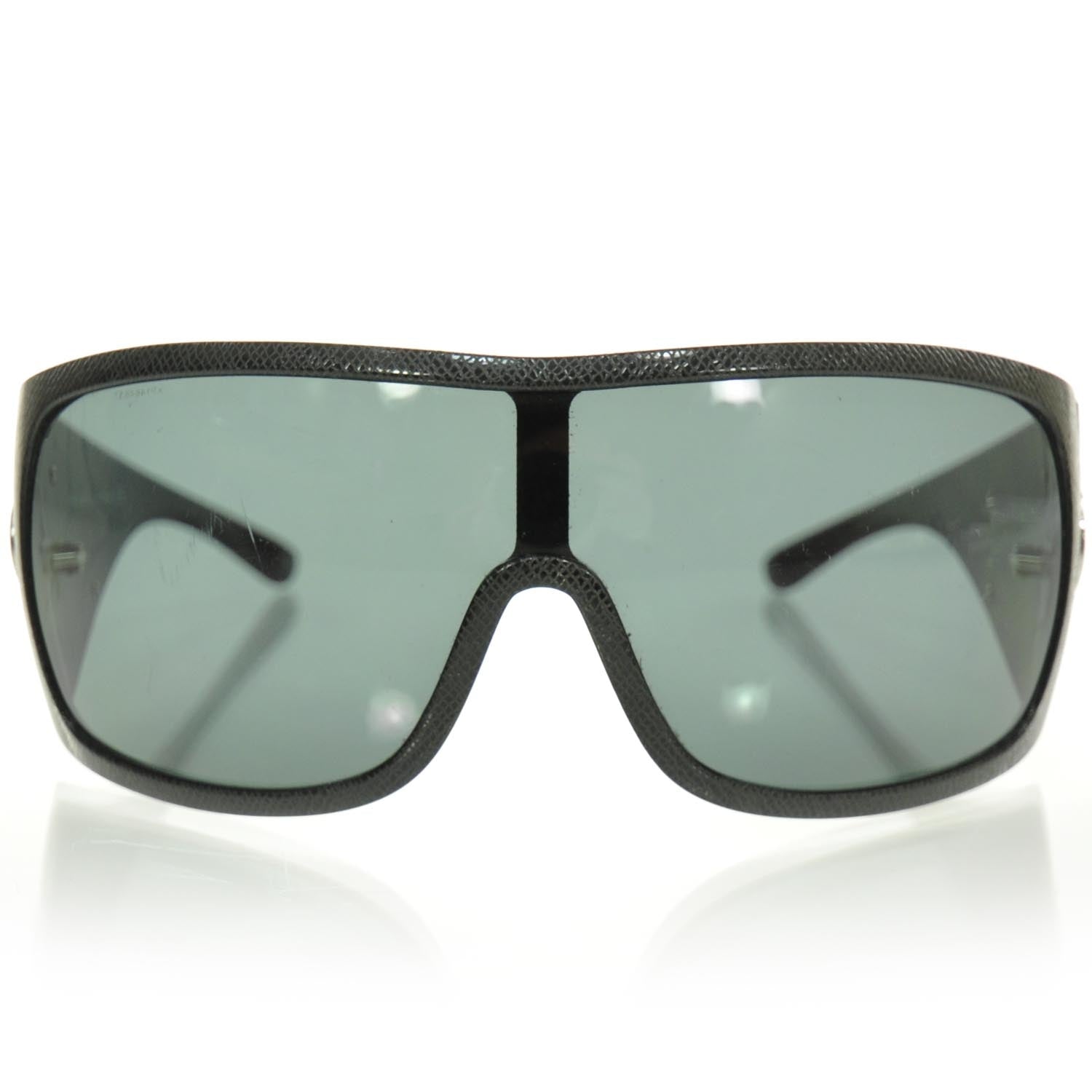 Prada Saffiano Sunglasses SPR 05H Black 3 of 6