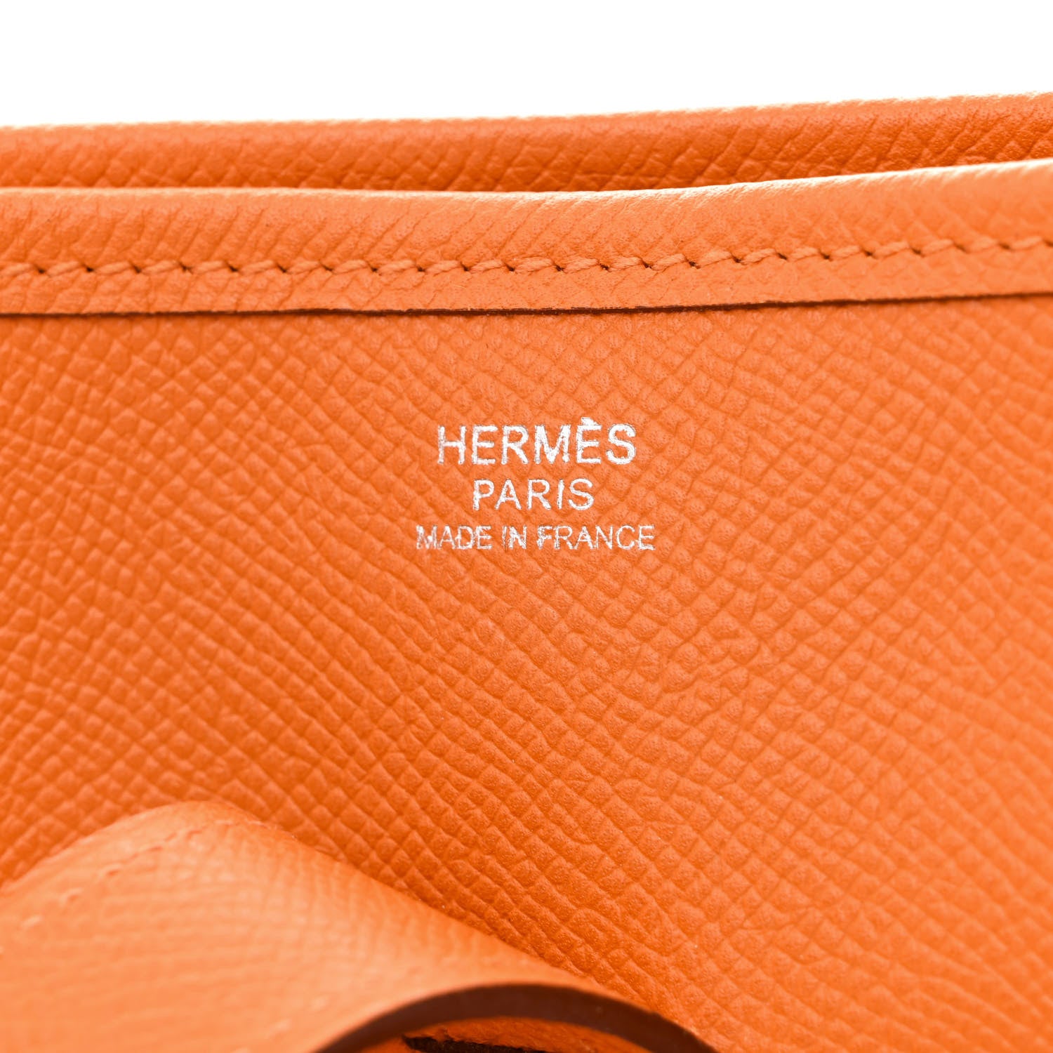 Hermes Epsom Evelyne II GM Orange 6 of 13
