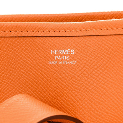 Hermes Epsom Evelyne II GM Orange 6 of 13