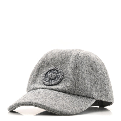 Hermes Wool Davis Varsity Hat 58 Gris Clair 1 of 11