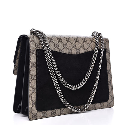 Gucci GG Supreme Monogram Medium Dionysus Shoulder Bag Black 3 of 13