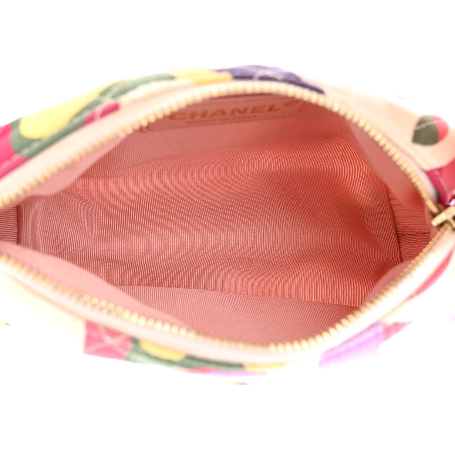Chanel Lambskin Small Sea Through Flap White Multicolor 8 of 15