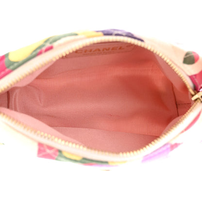 Chanel Lambskin Small Sea Through Flap White Multicolor 8 of 15