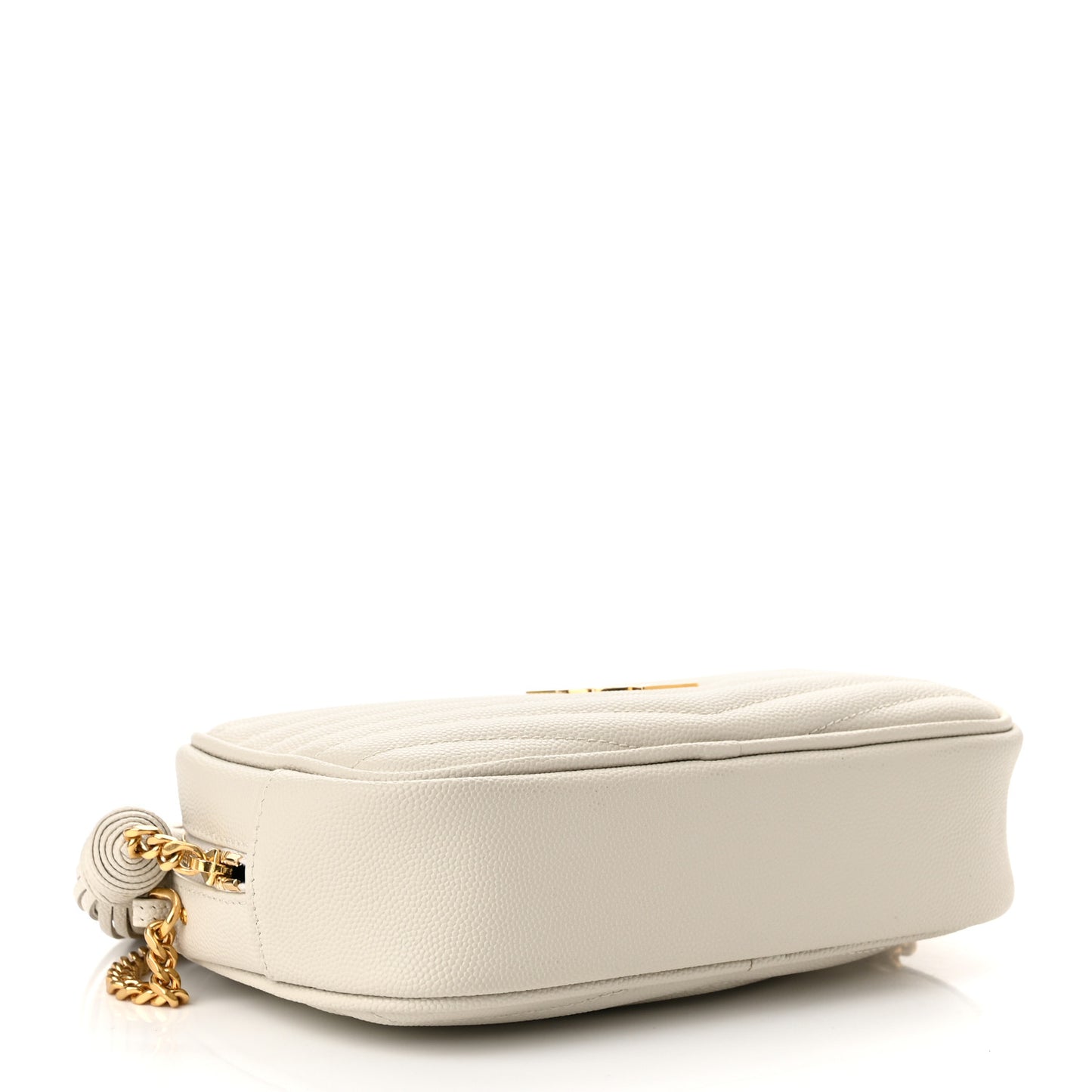 Grain De Poudre Matelasse Monogram Mini Lou Camera Bag Crema Soft