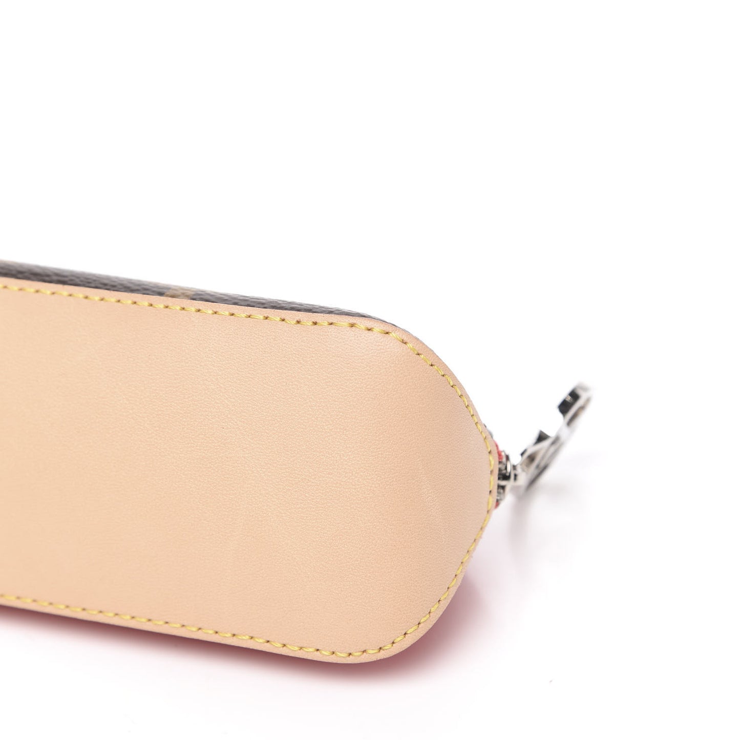 Monogram Elizabeth Pencil Pouch Red