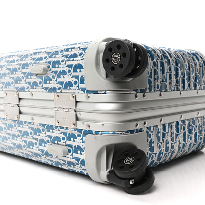 Christian Dior X RIMOWA Aluminum Gradient Cabin Luggage Blue Multi 8 of 9