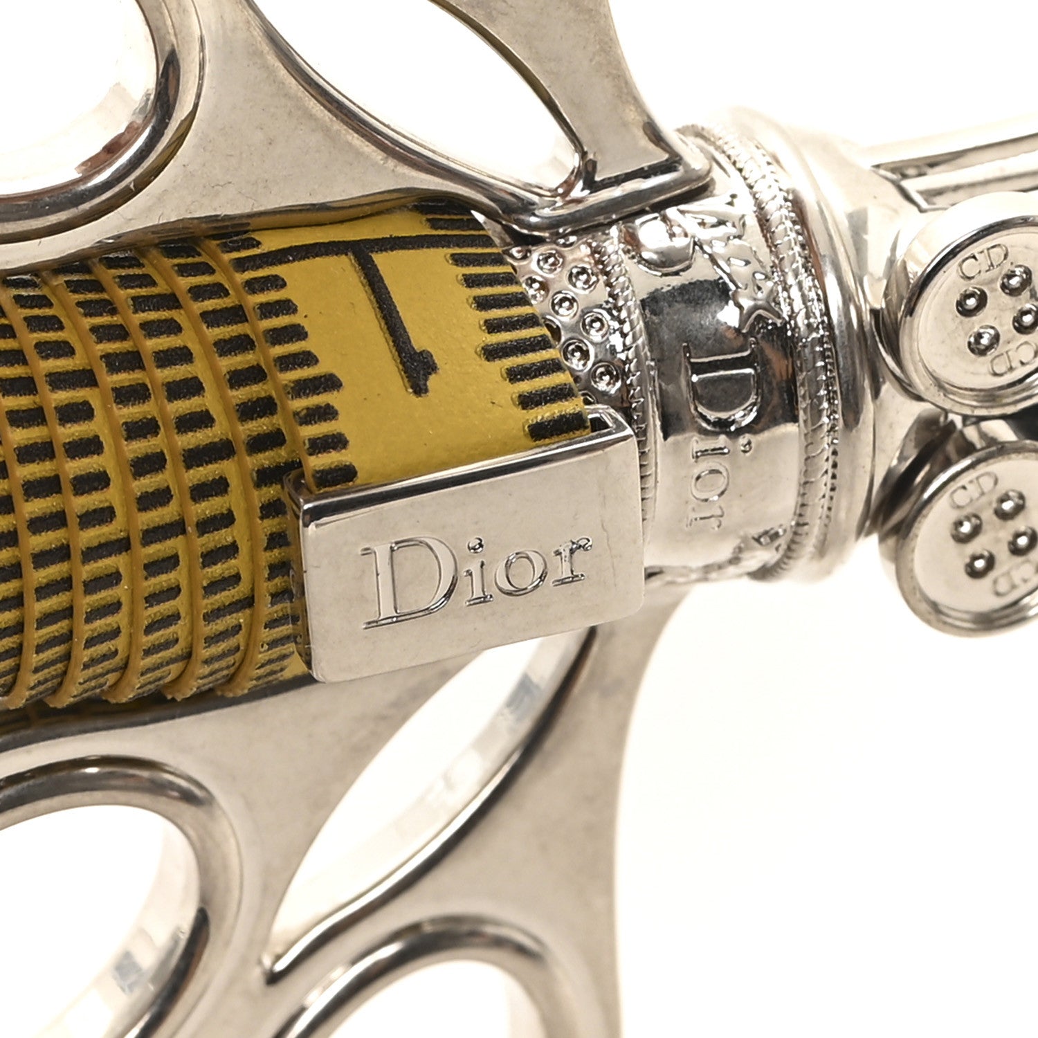 Christian Dior Metal Bee Charm Silver 3 of 4