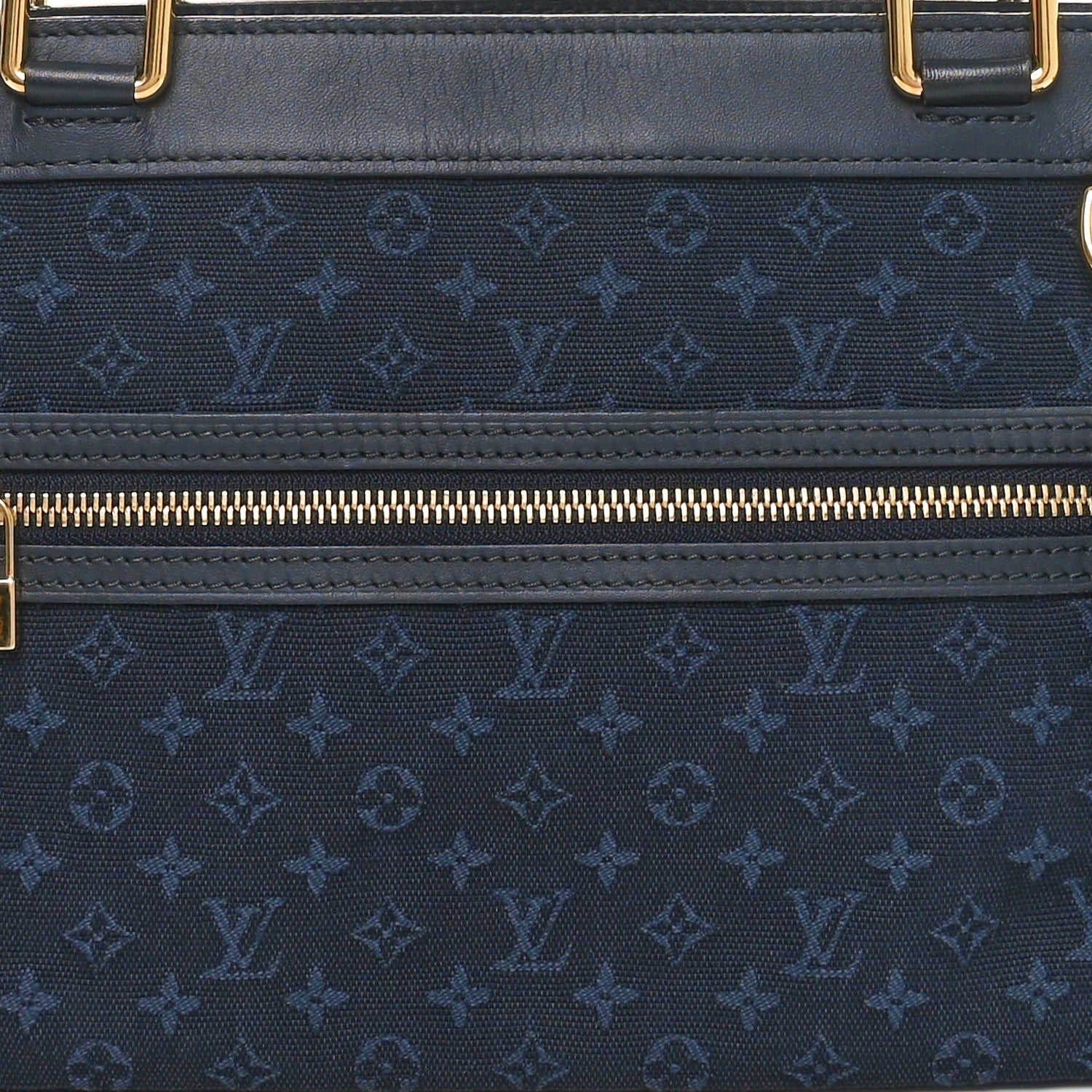 Louis Vuitton Mini Monogram LUCILLE PM Blue 7 of 9