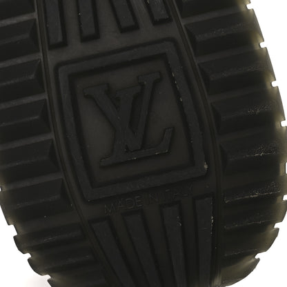 Louis Vuitton Calfskin Monogram Denim Run Away Sneakers 39 White 8 of 12