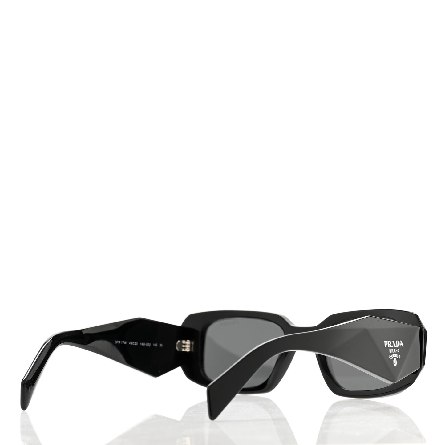 Acetate Symbole Sunglasses SPR 17W Black