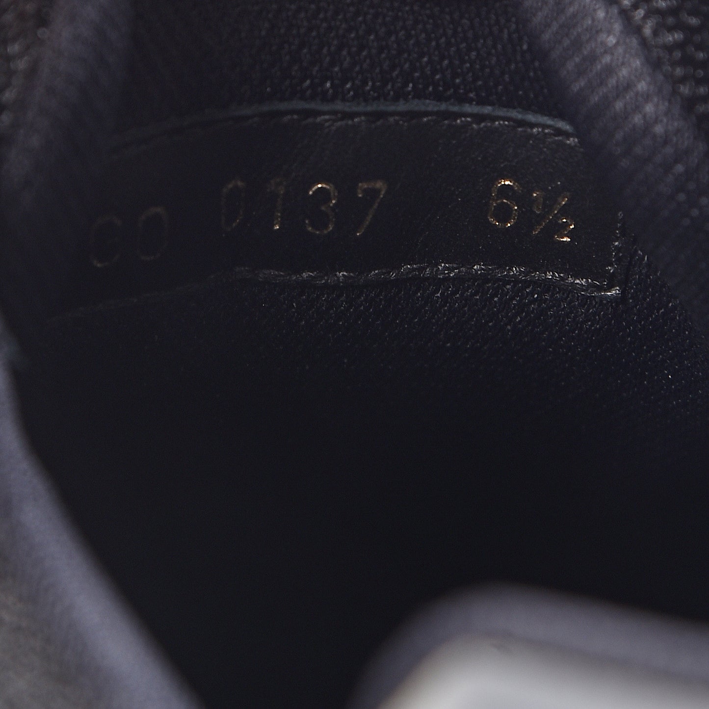 Suede Damier Infini Run Away Sneakers 6.5 Black