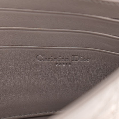Christian Dior Patent Cannage New Lock Pouch Grey 6 of 11