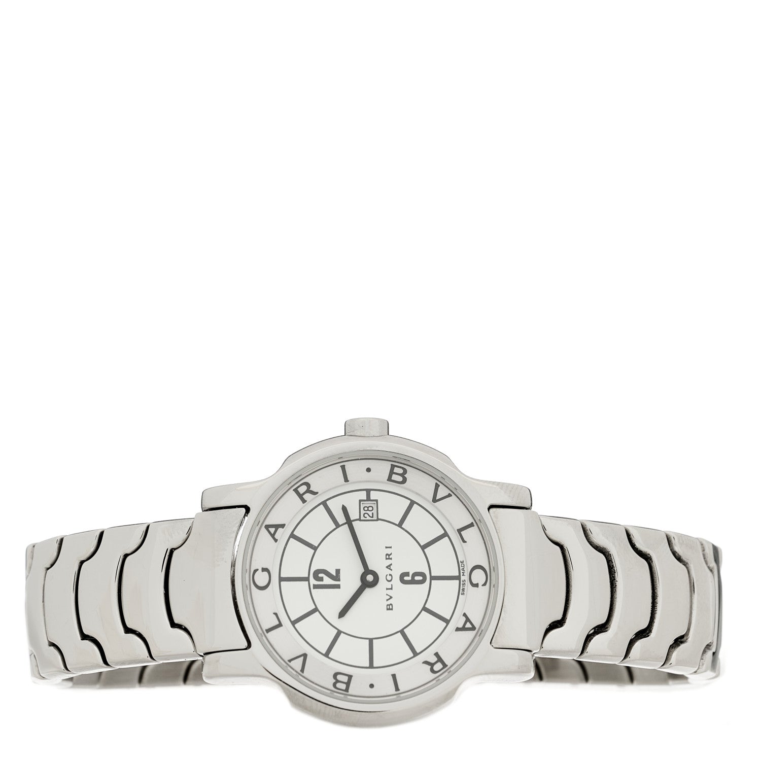 Bulgari Stainless Steel 29mm Solotempo Quartz Watch 3 of 8