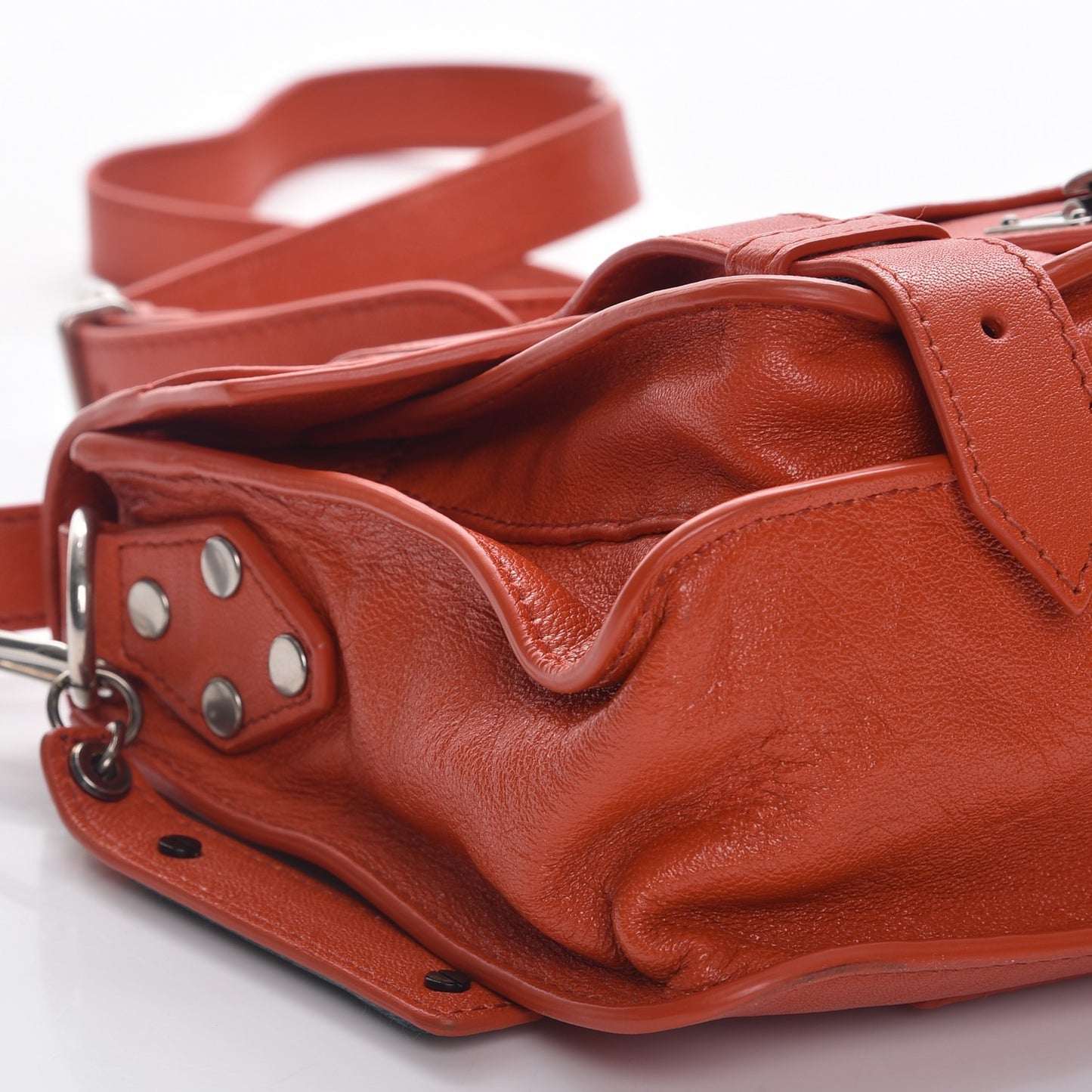 Lambskin Tiny PS1 Satchel Orange