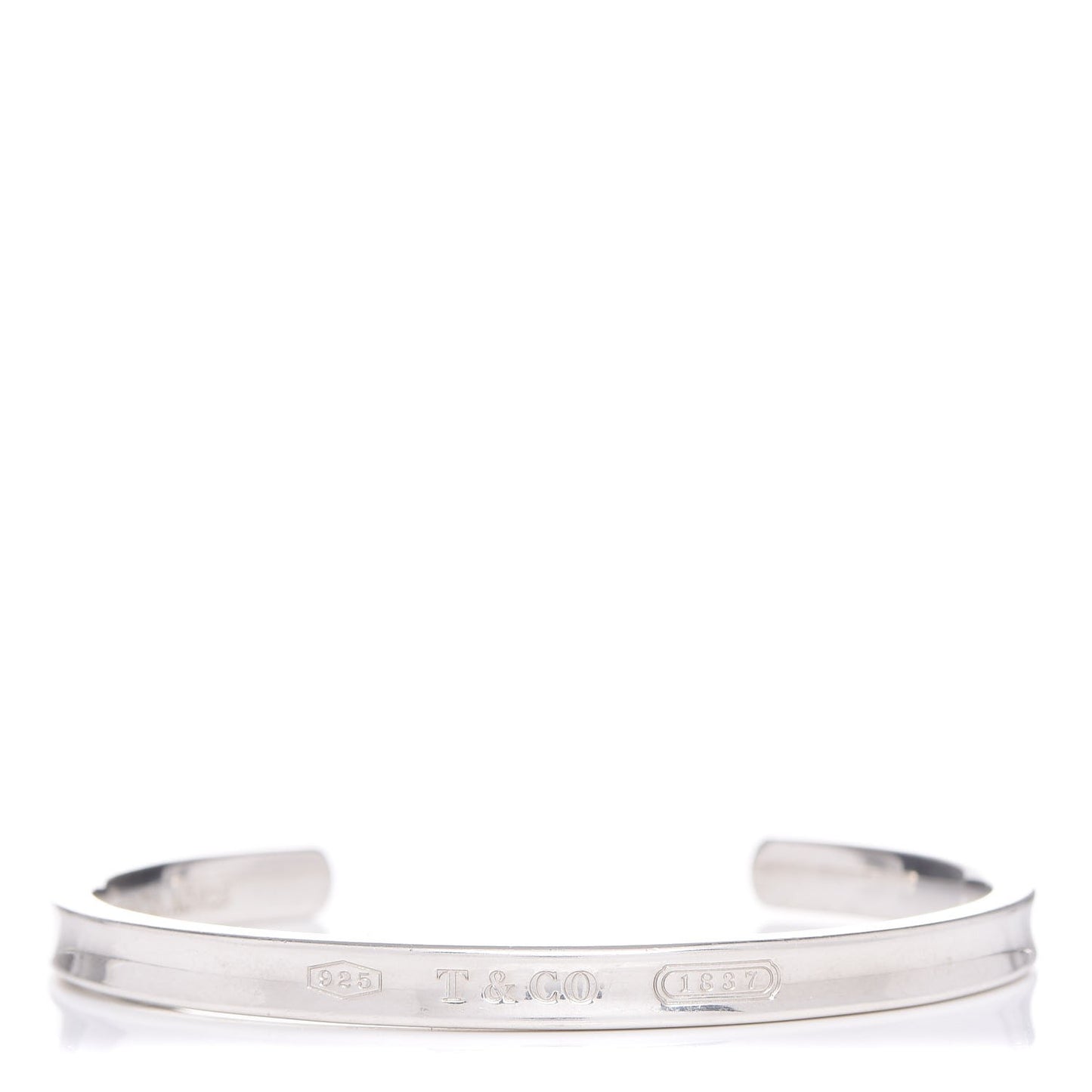 Sterling Silver Narrow 1837 Cuff Bracelet