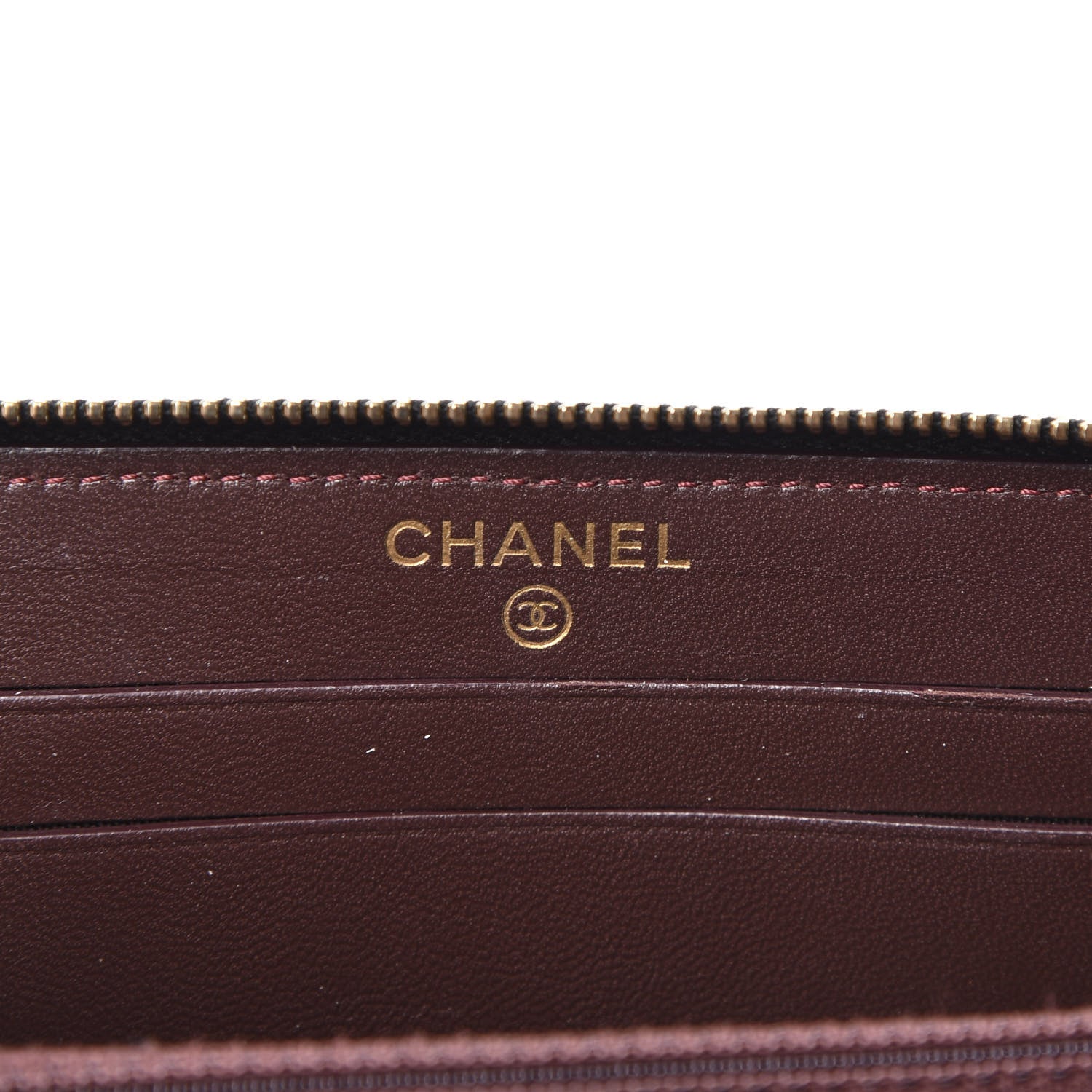Chanel Lambskin Quilted Small Trendy CC Zip Around Wallet Black 7 of 9