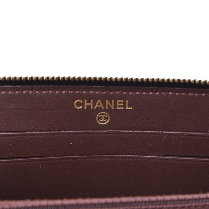 Chanel Lambskin Quilted Small Trendy CC Zip Around Wallet Black 7 of 9