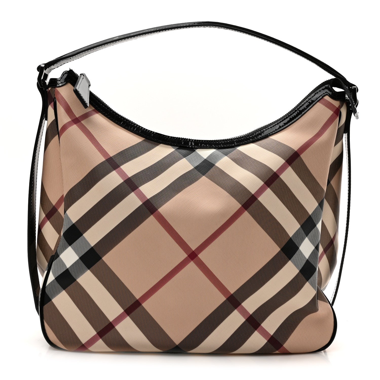 Burberry Nova Check Medium Moore Hobo Black 1 of 10