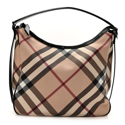 Burberry Nova Check Medium Moore Hobo Black 1 of 10