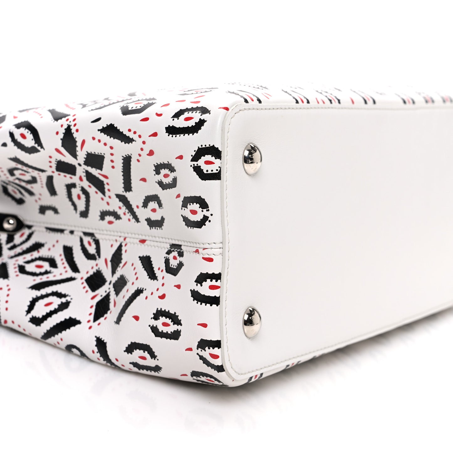 Calfskin Graphic Print Capucines MM
