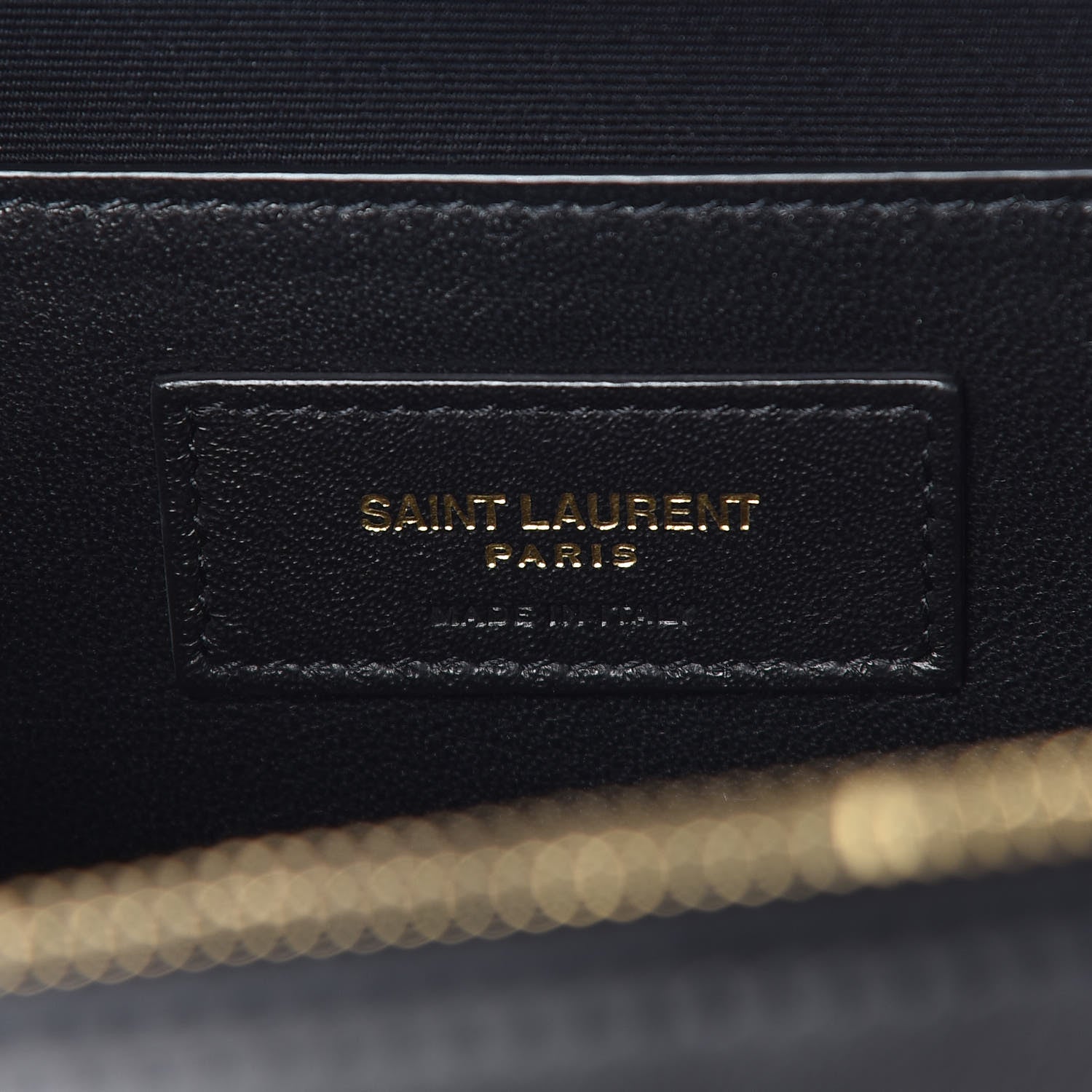 Saint Laurent Lambskin Matelasse Vicky Monogram Belt Bag Black 6 of 9