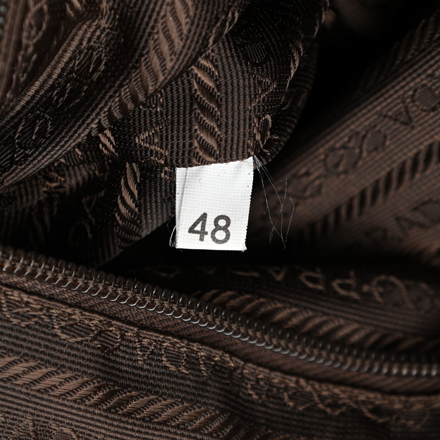 Prada Nylon Chain Shoulder Bag Ebano 6 of 9
