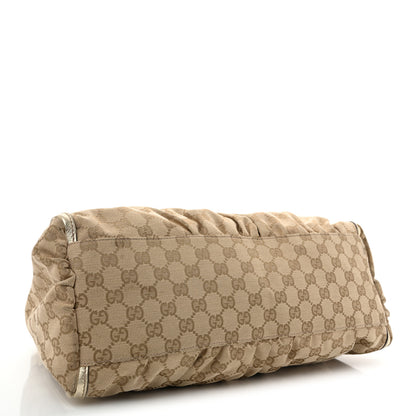 Gucci Monogram Large D Gold Hobo Gold 4 of 13