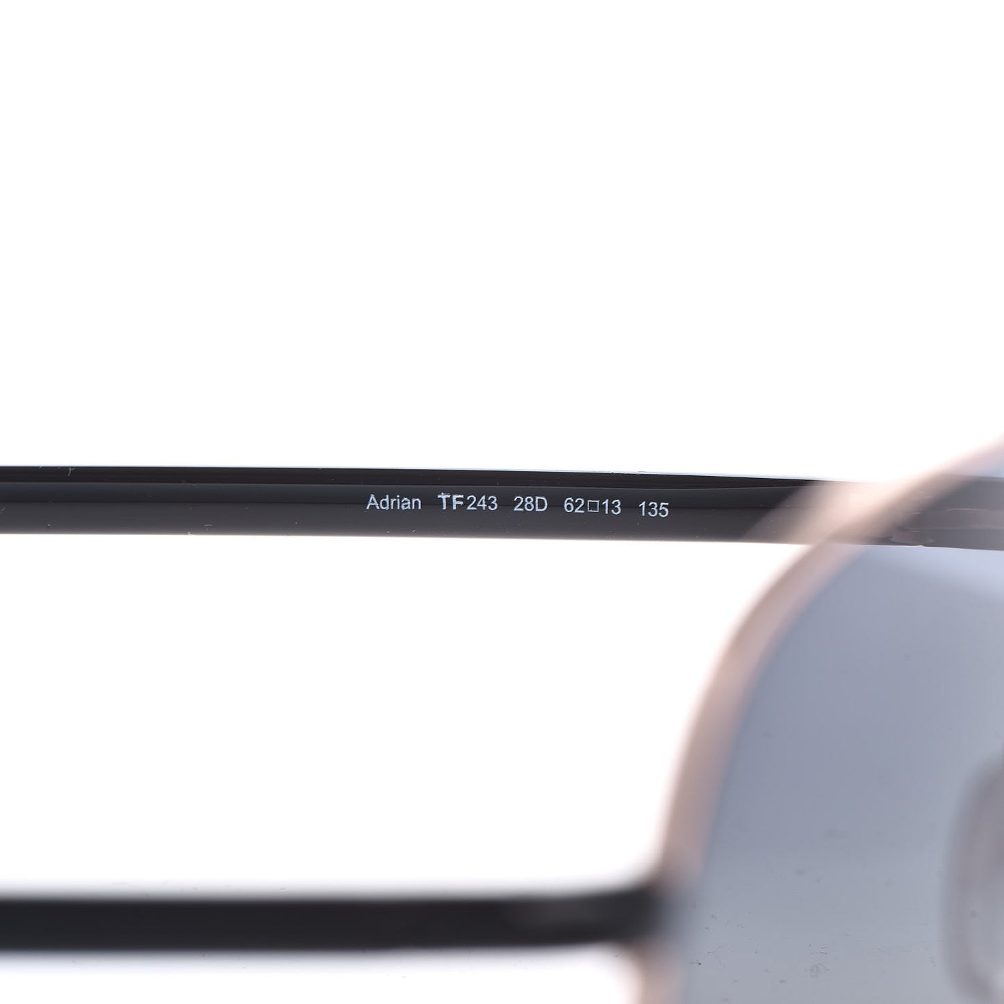 Adrian Aviator Sunglasses TF243 Rose Gold Black