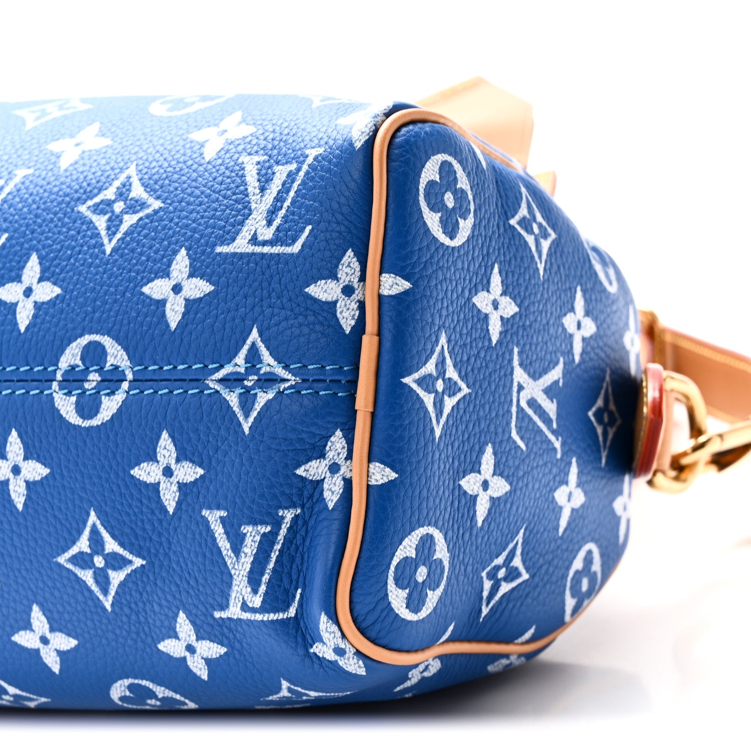 Louis Vuitton Calfskin Monogram Speedy P9 Bandouliere 20 Blue 10 of 10