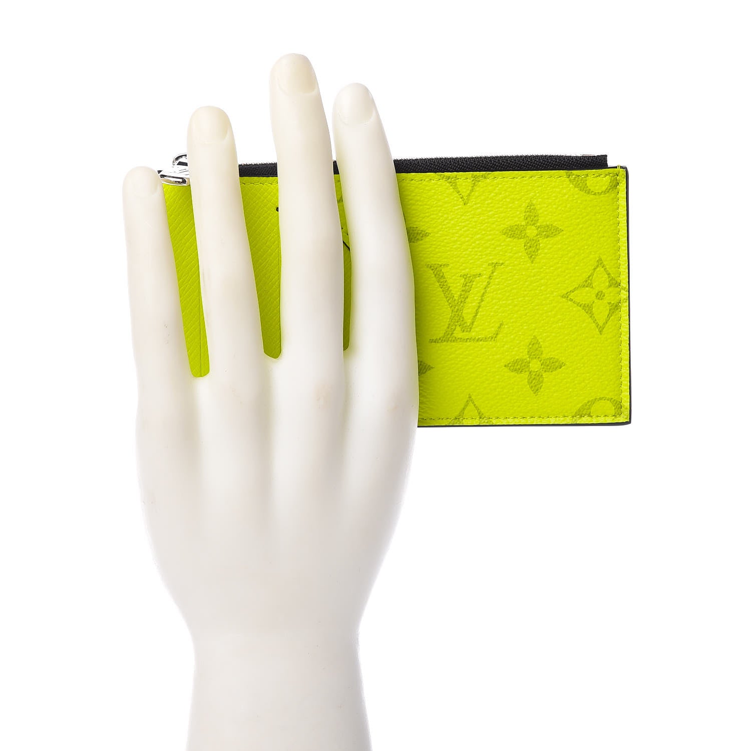 Louis Vuitton Monogram Taiga Coin Card Holder Yellow 2 of 7