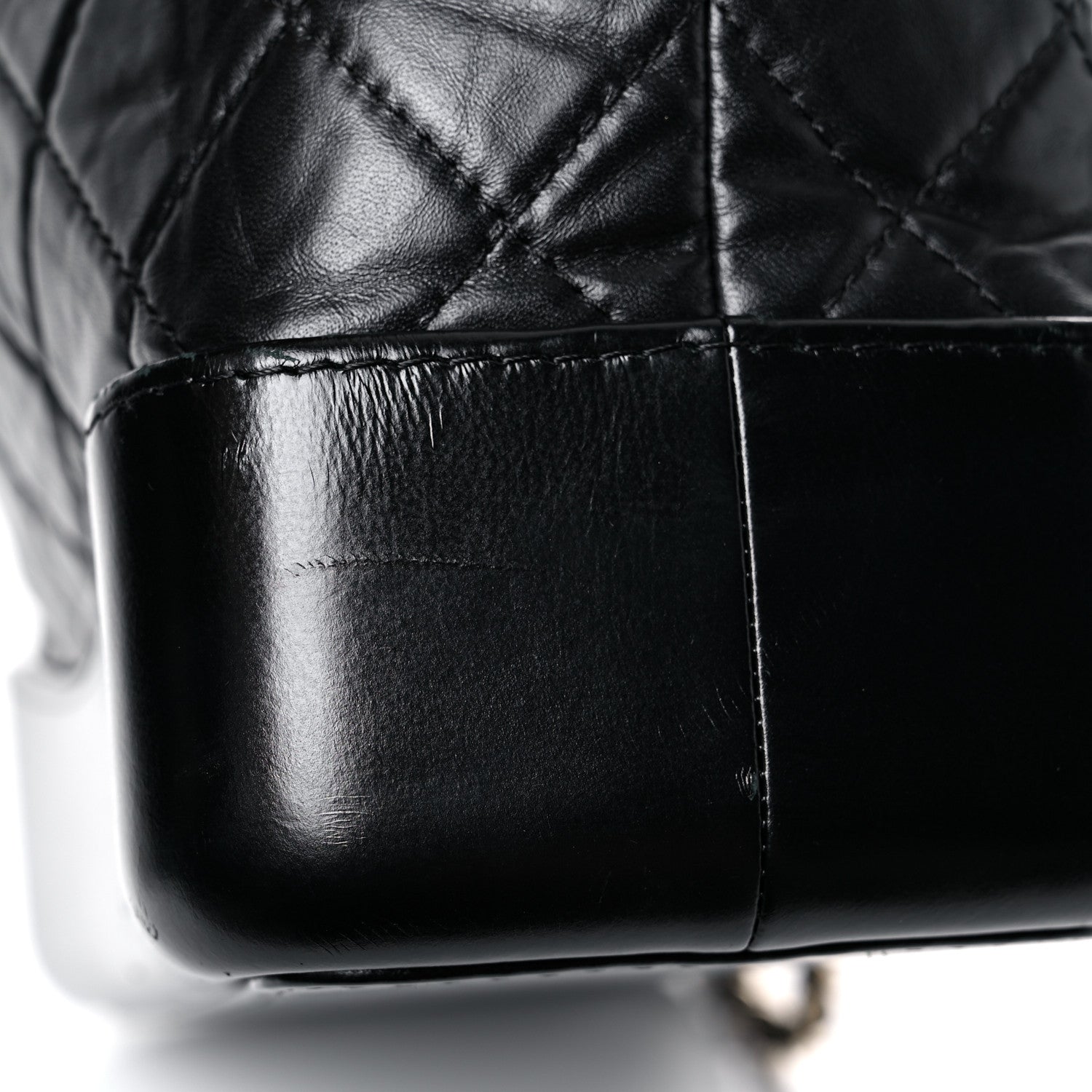 Chanel Aged Calfskin Quilted Gabrielle Backpack Black 20 of 21