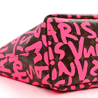Louis Vuitton Monogram Graffiti Neverfull GM Fuchsia 11 of 12