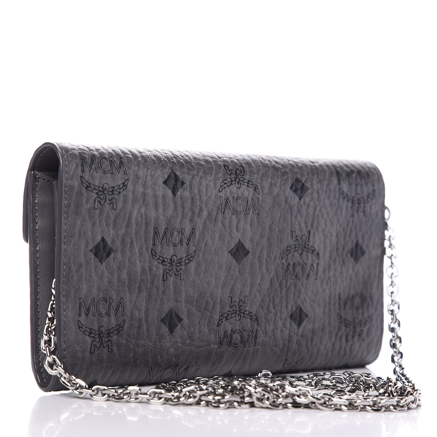 Visetos Large Patricia Wallet On Chain Phantom Grey
