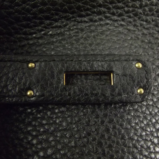 Taurillon Clemence Birkin 35 Noir