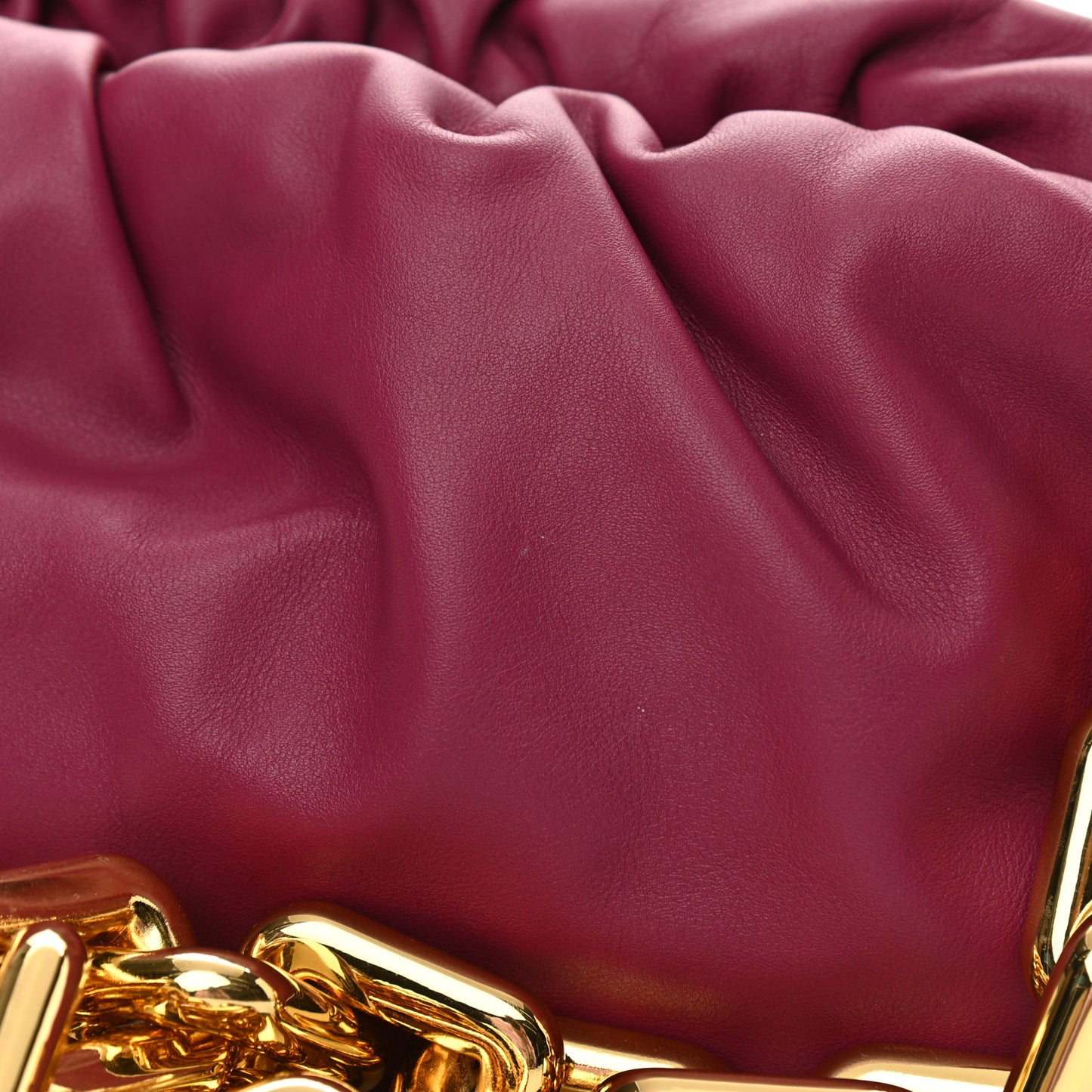 Calfskin The Pouch Chain Cinnabar