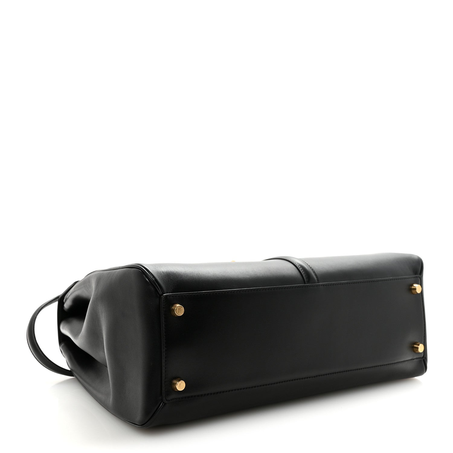 Celine Satinated Calfskin Large 16 Top Handle Bag Black 4 of 9