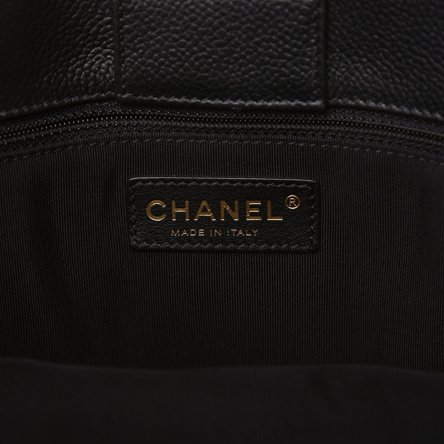 Chanel Calfskin Small Cerf Executive Shopper Tote Black 8 of 10