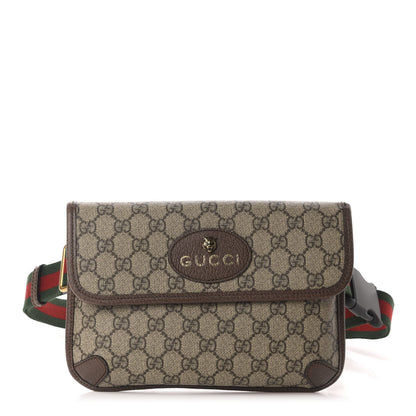 Gucci GG Supreme Monogram Neo Vintage Web Belt Bag Brown 1 of 10
