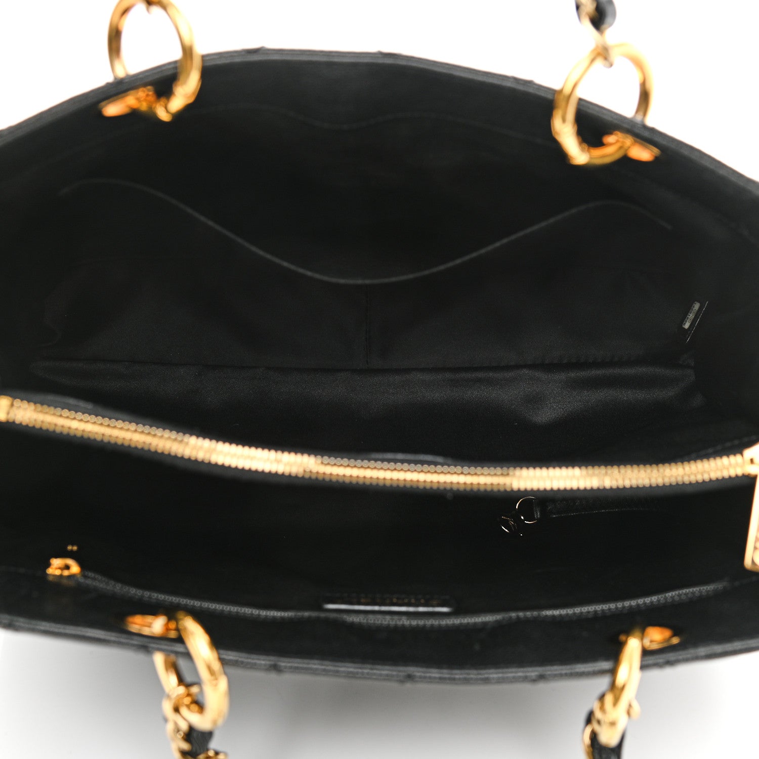 Chanel Caviar Quilted Grand Shopping Tote GST Black 5 of 10