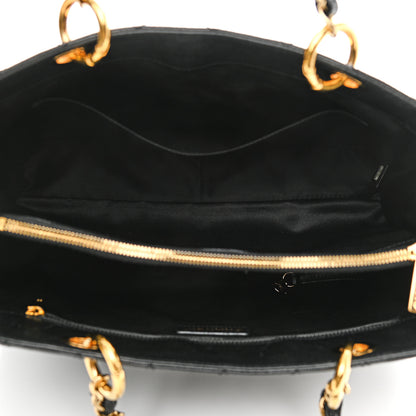 Chanel Caviar Quilted Grand Shopping Tote GST Black 5 of 10