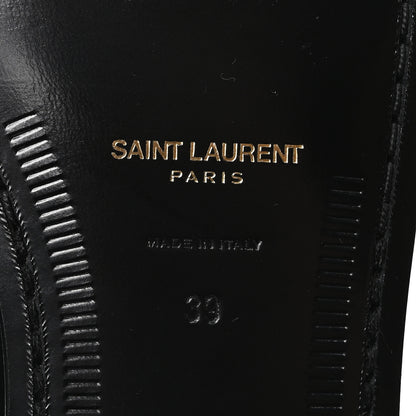 Saint Laurent Nappa Sugar Le Loafer 15 Penny Slippers 39 Black 7 of 9