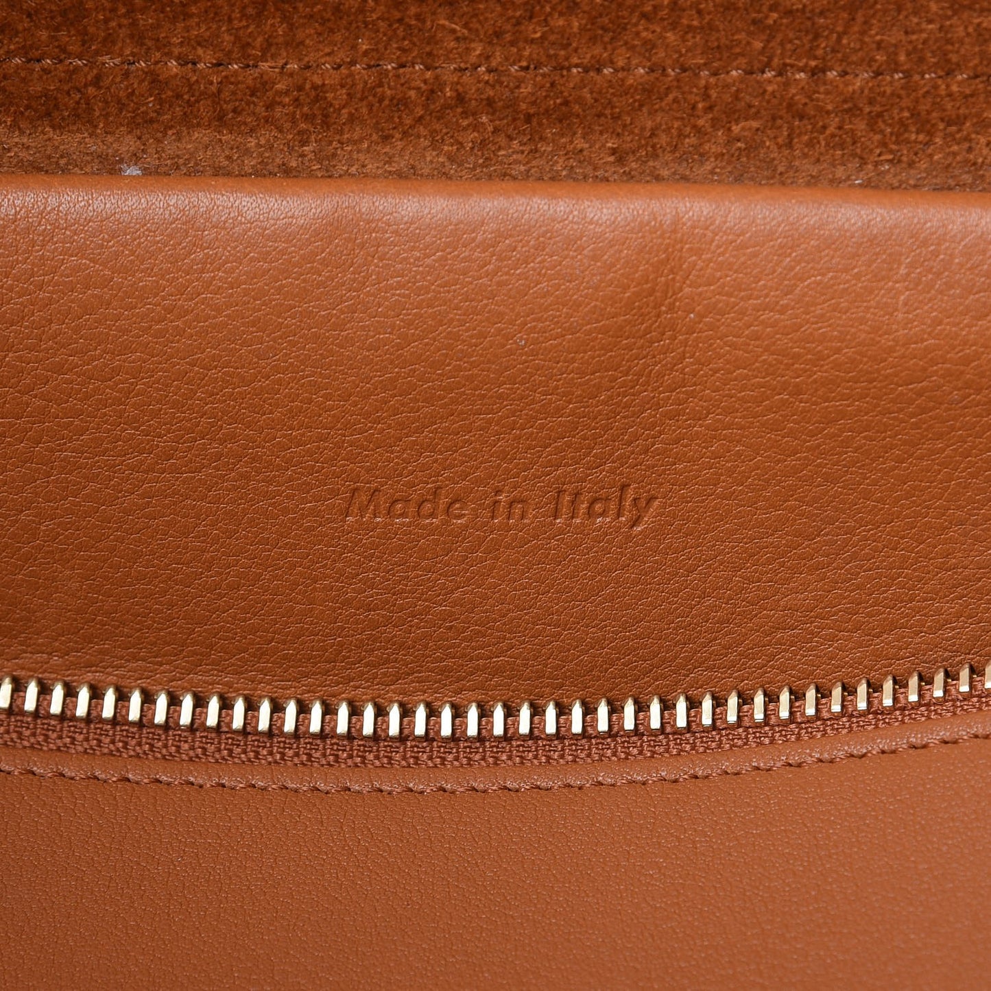 Smooth Calfskin Large Bi-Color Belt Bag Light Copper
